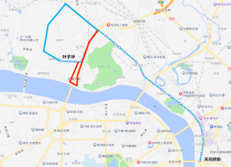 2024株洲马拉松公交线路调整方案