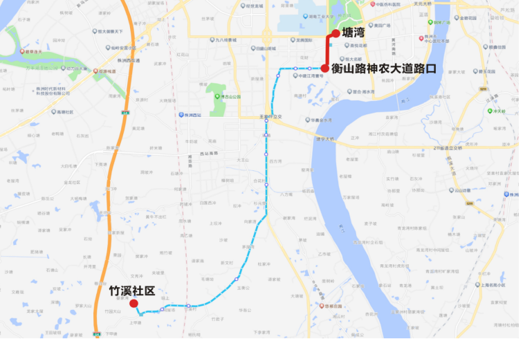 2024株洲马拉松公交线路调整方案