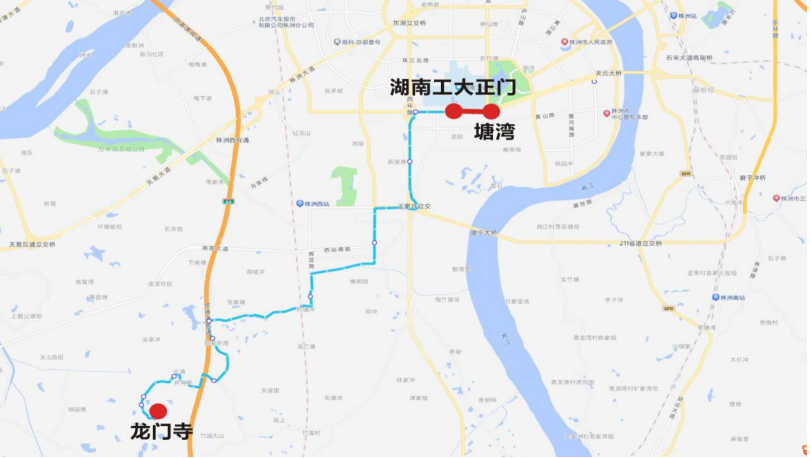 2024株洲马拉松公交线路调整方案