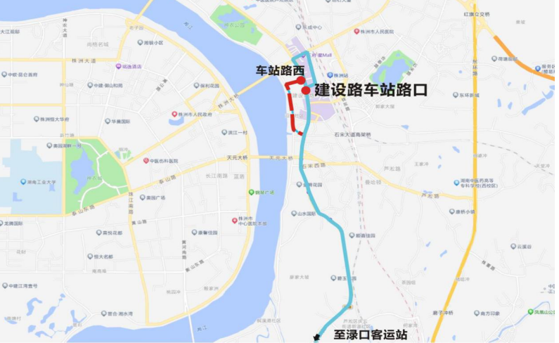 2024株洲马拉松公交线路调整方案