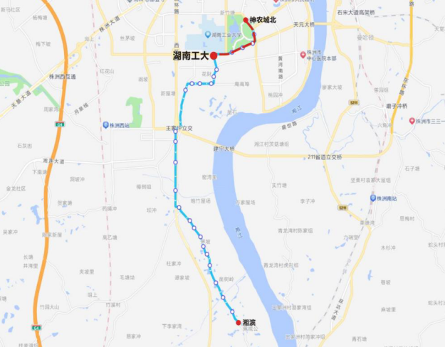 2024株洲马拉松公交线路调整方案