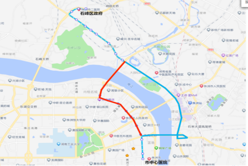 2024株洲马拉松公交线路调整方案