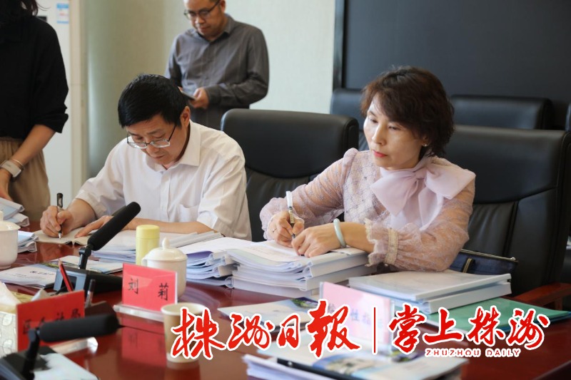 省督查组对芦淞区教育工作“两项评价”现场核查见面会召开
