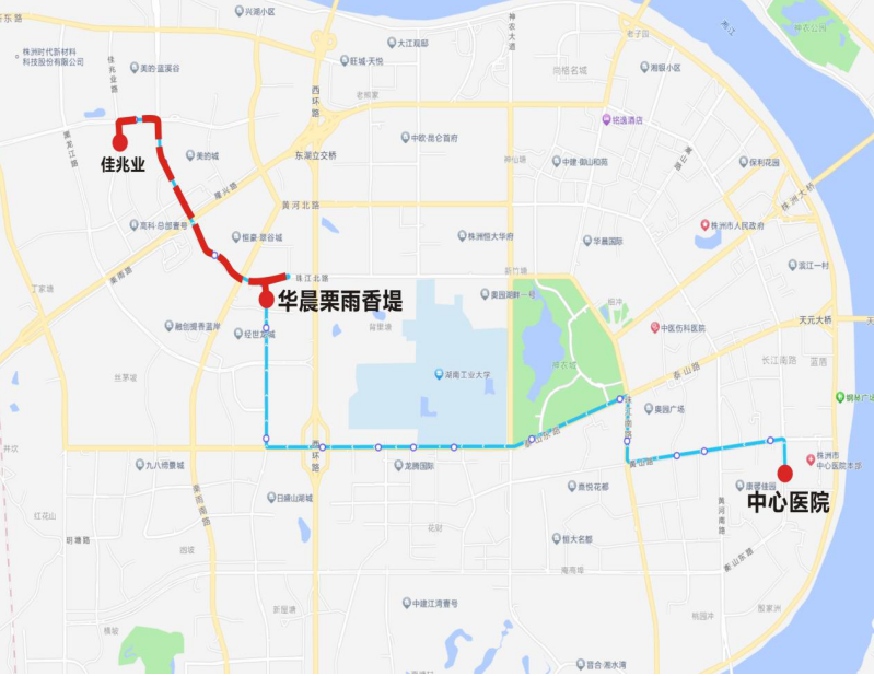 2024株洲马拉松公交线路调整方案