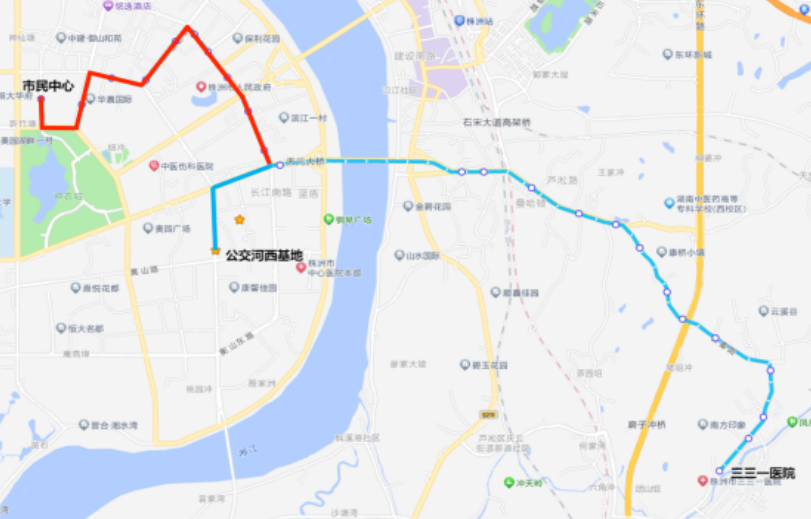 2024株洲马拉松公交线路调整方案