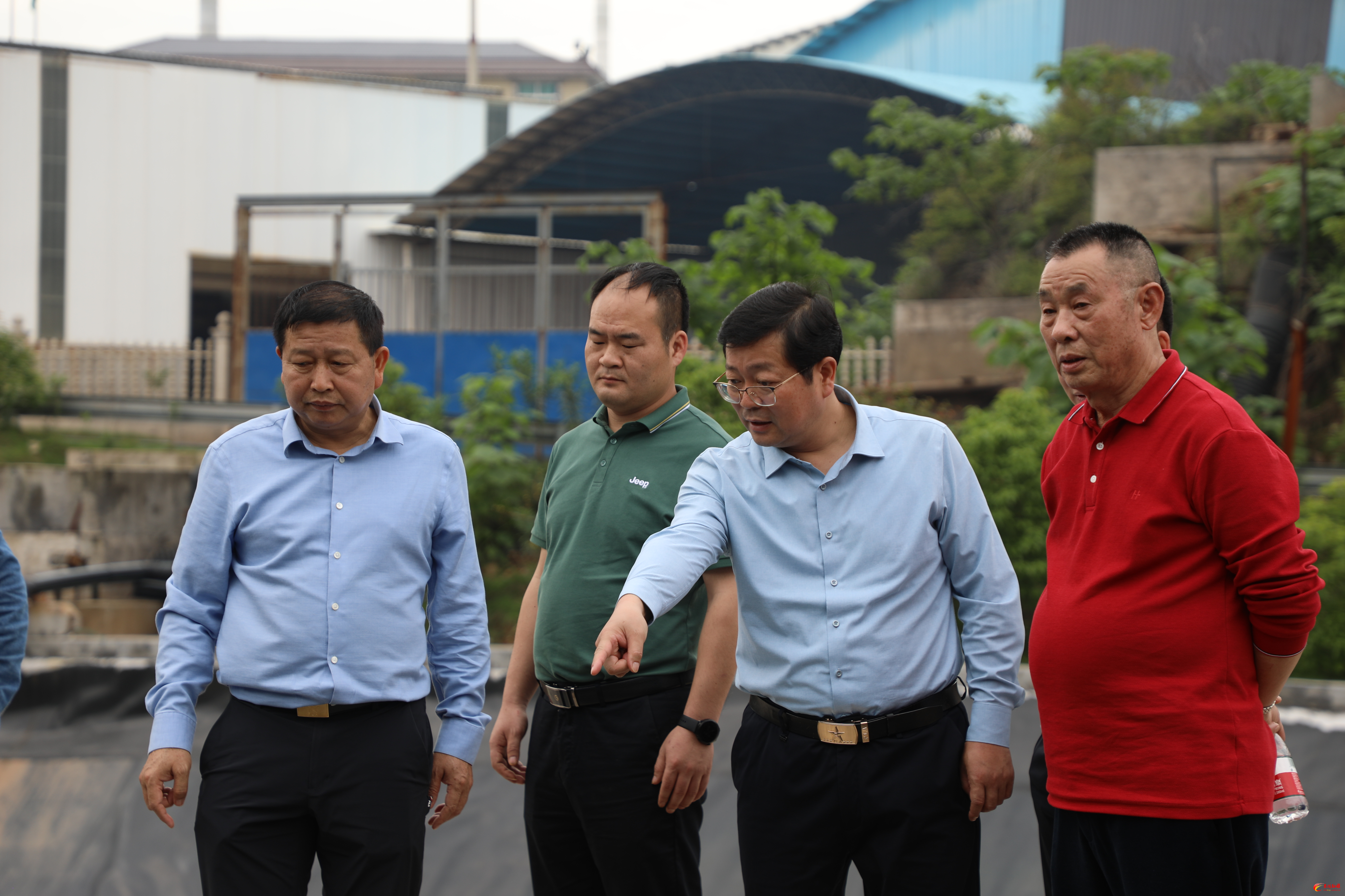 杨红兵带队赴虎踞镇督导重点工作
