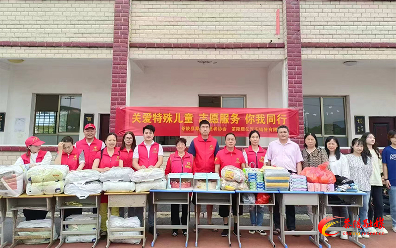 茶陵开展关爱特殊儿童志愿服务活动