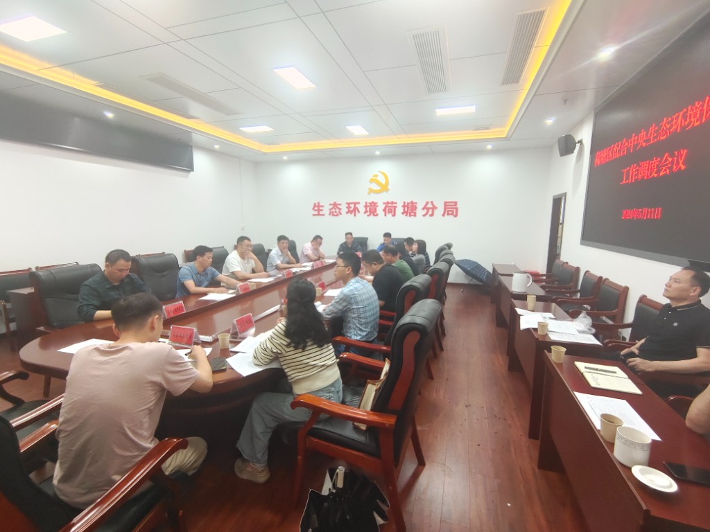 迅速行动，周密部署，荷塘区召开做好迎接中央生态环境保护督察工作调度会