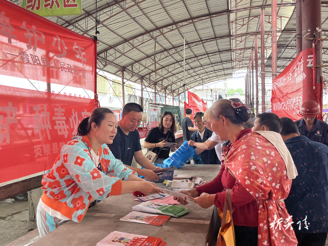 霞阳镇：利剑护蕾在行动 禁毒反诈护平安