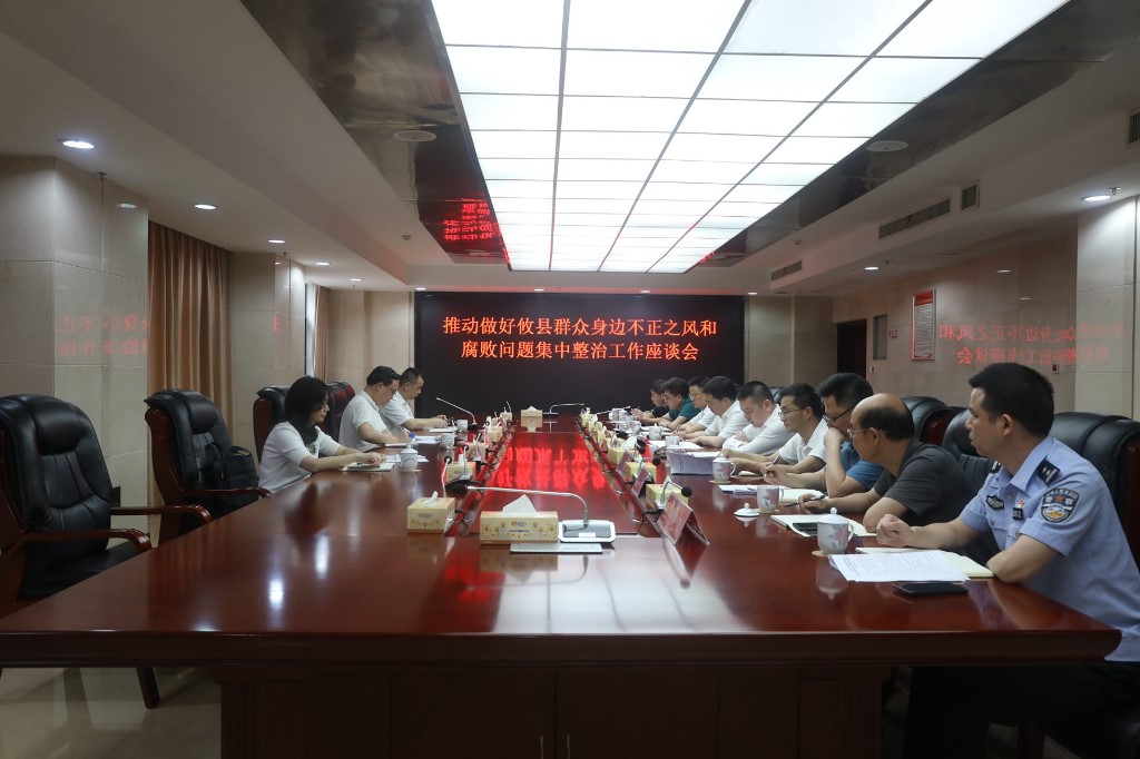 市委常委、统战部长罗绍昀来攸调研落实群众身边不正之风和腐败问题集中整治工作