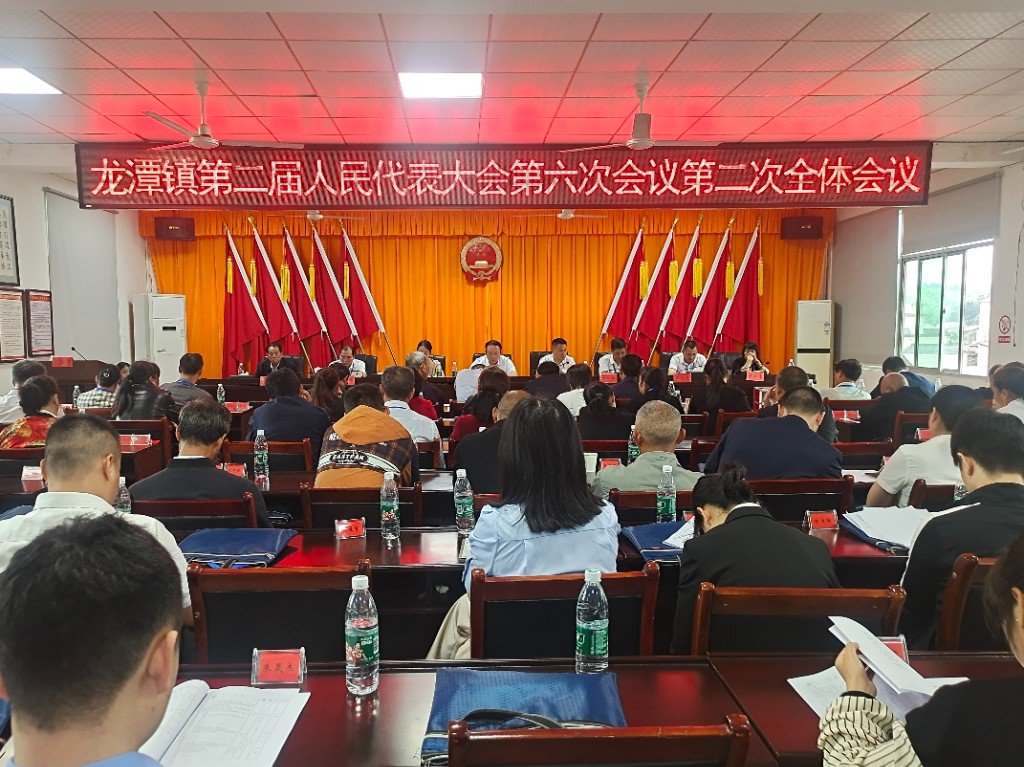 龙潭镇召开第二届人民代表大会第六次会议