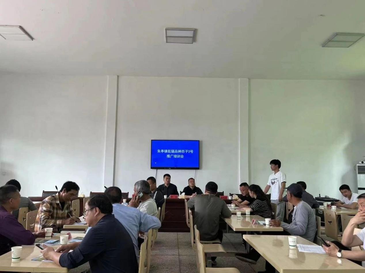 朱亭镇举办低镉水稻推广培训会