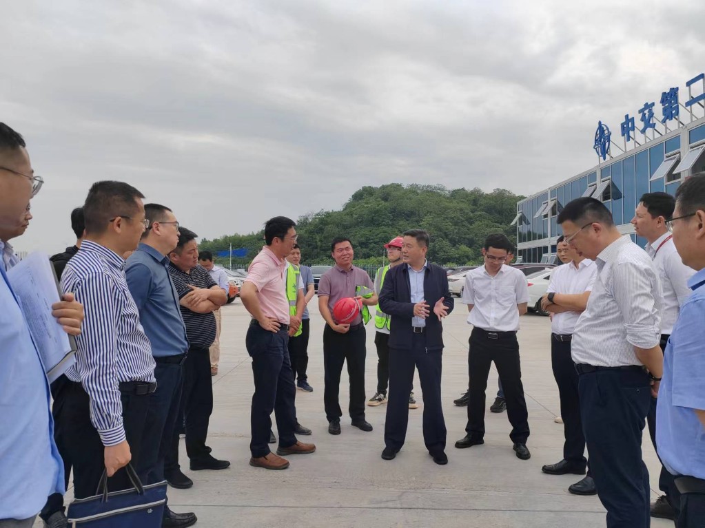 市政府副秘书长谭跃飞带队现场调研中车双碳产业基地等项目推进情况