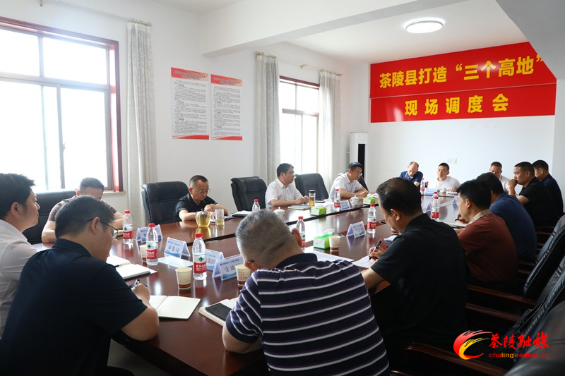 邓元连调度部分县直单位经济运行工作