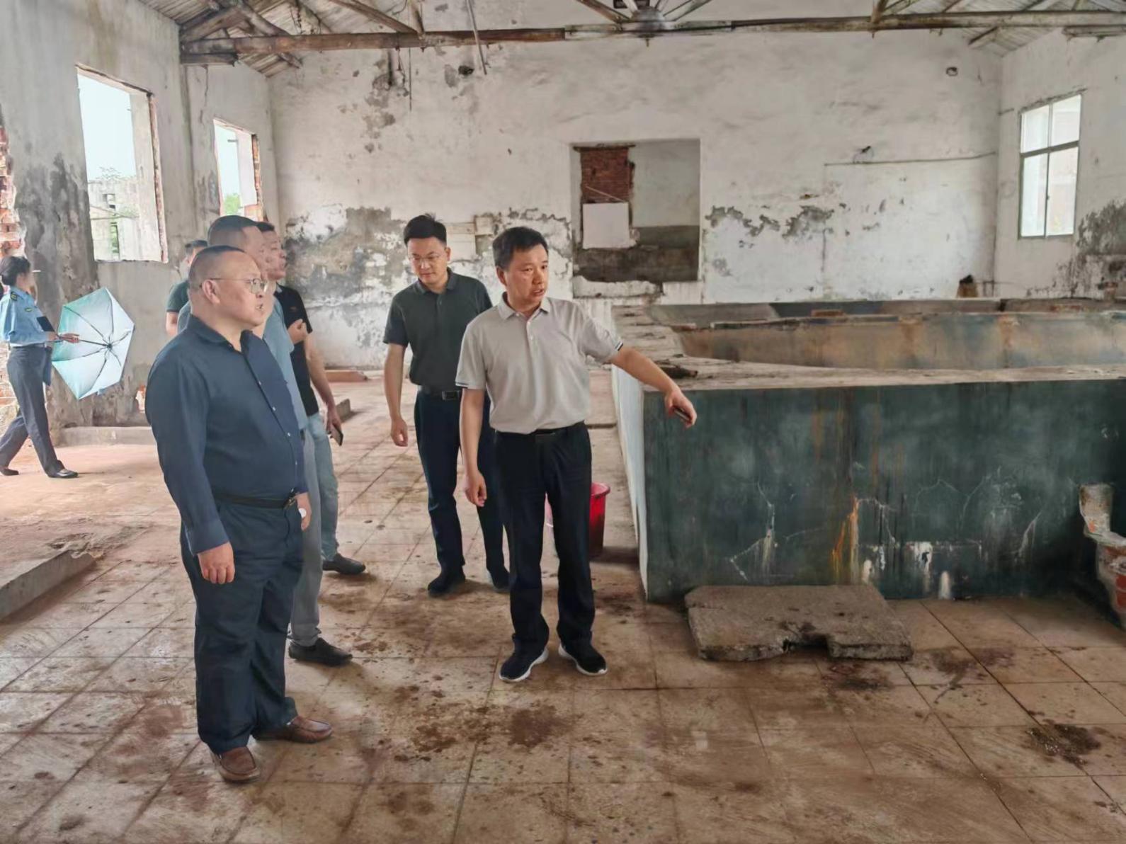 渌口区委常委、副区长易辉开展生态环境问题暗访督查