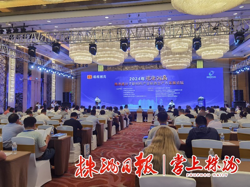 创新成果转化年丨2024“璀璨湘高”株洲高分子新材料产业新质生产力发展论坛召开