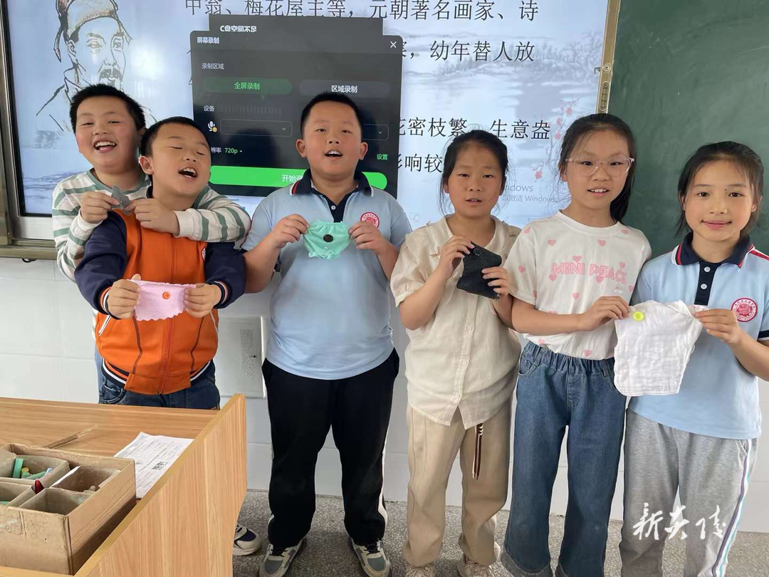 中村瑶族乡：创意手工 点亮学生艺术之旅