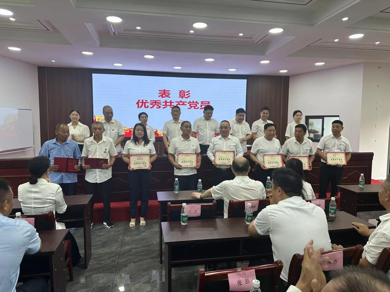 王仙镇召开庆祝建党103周年暨“七一”表彰大会