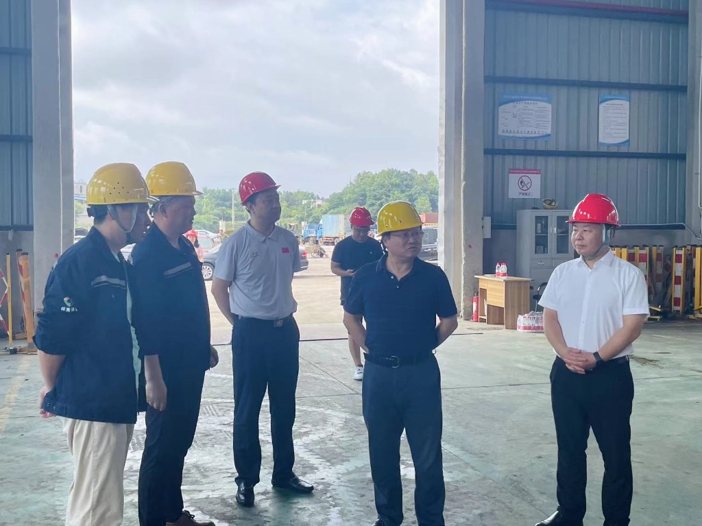 省商务厅曾海平组长带队赴株洲市开展商贸领域安全生产督导检查工作