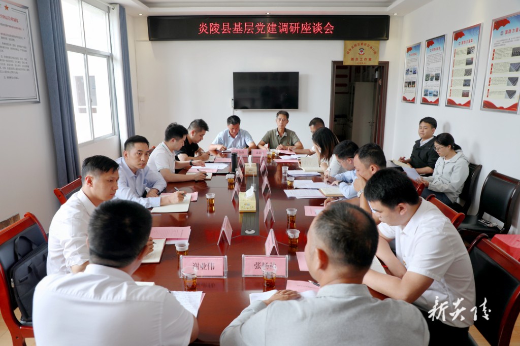 尹朝晖到中村、水口调研基层党建工作和党纪学习教育