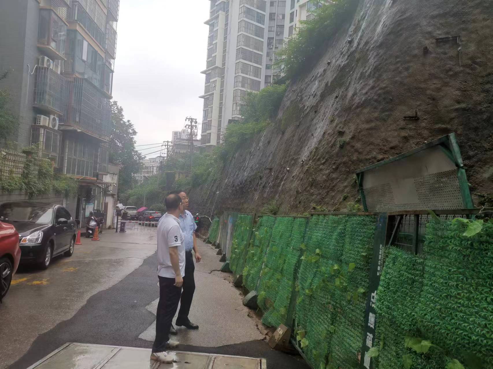 徐业伟赴城区指导地质灾害防治工作