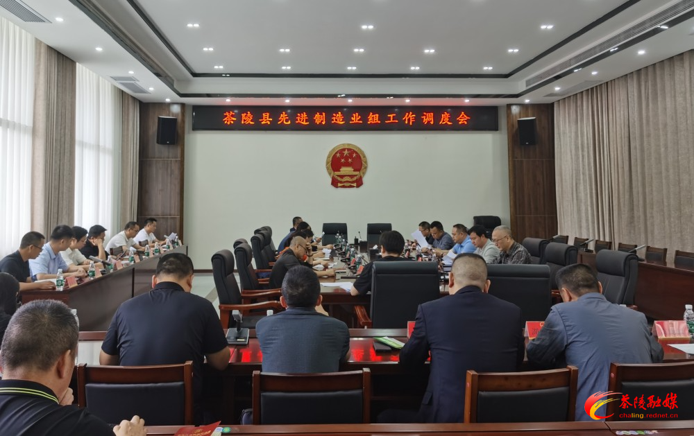 茶陵县召开先进制造业组工作调度会