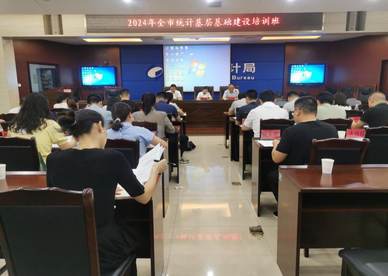 市统计局召开2024年 全市基层基础建设工作培训会