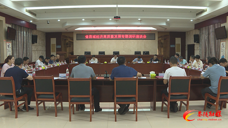 省县域经济高质量发展专题调研座谈会在茶召开