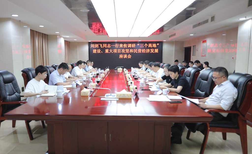 株洲市人大常委会副主任刘剑飞来攸 调研“三个高地”建设、重大项目攻坚和民营经济发展情况