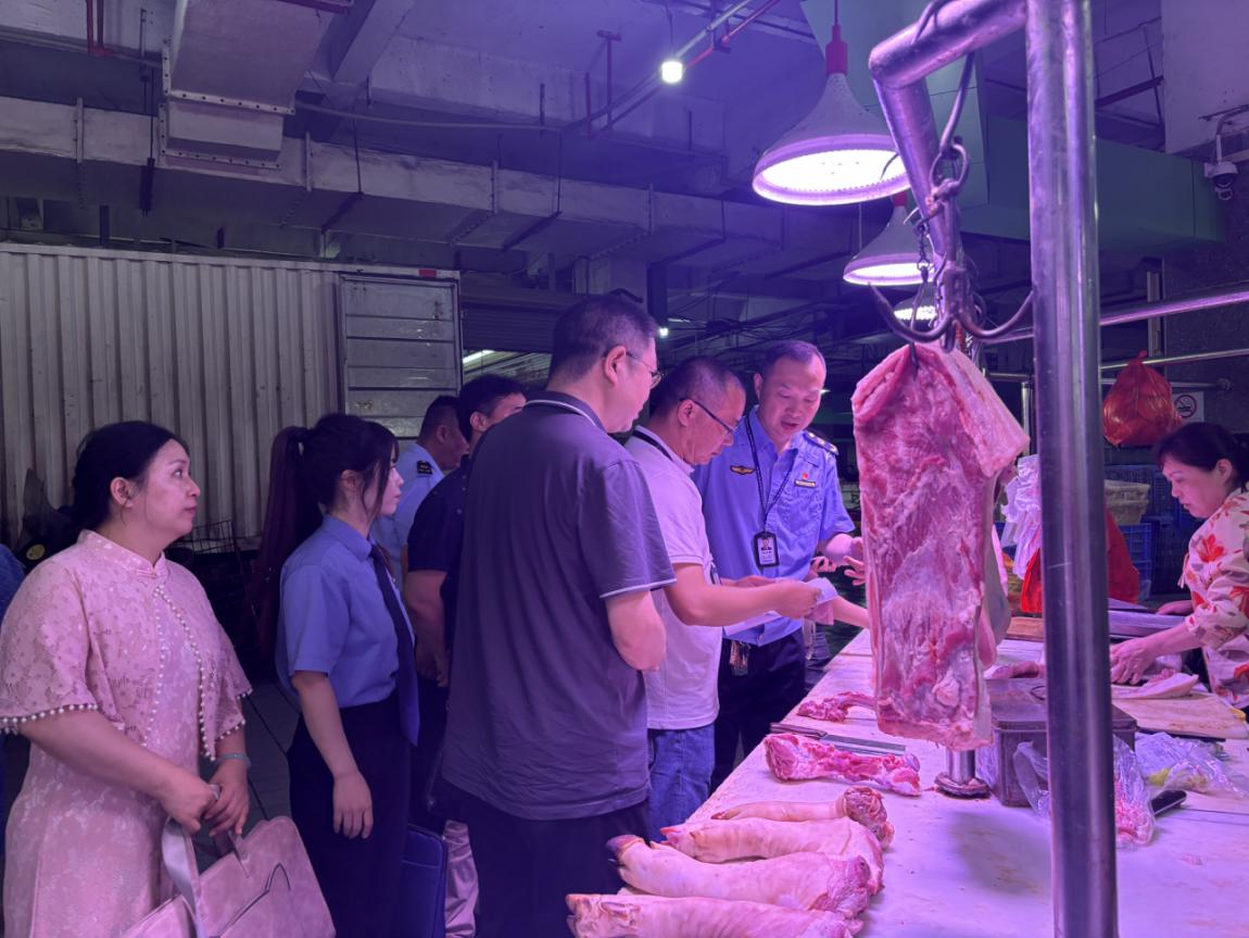 芦淞区市场监督管理局开展肉类产品专项检查
