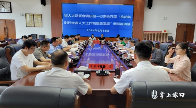 省人大常委会副主任胡旭晟来渌口区调研