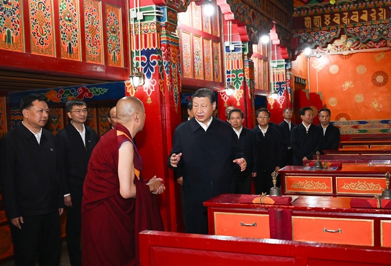 习近平在青海考察时强调：持续推进青藏高原生态保护和高质量发展 奋力谱写中国式现代化青海篇章