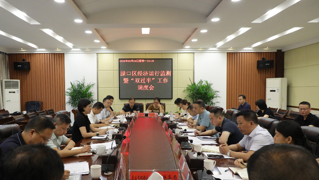 渌口区召开经济运行监测暨“双过半”工作调度会
