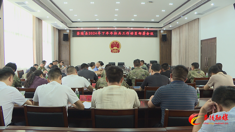 茶陵县动员部署2024年下半年征兵工作