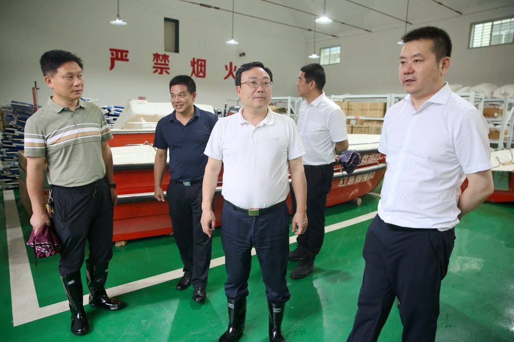 市委常委、市委统战部部长罗绍昀来攸督查防汛工作