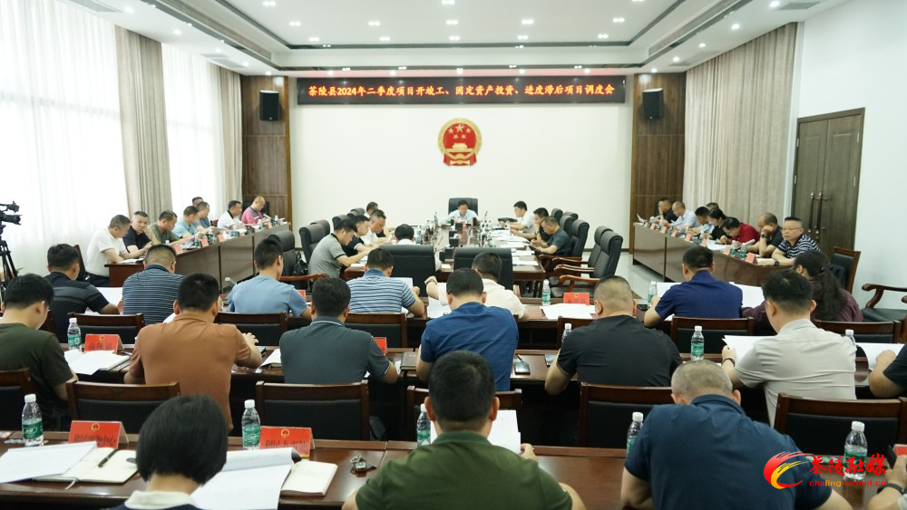 杨红兵调度2024年二季度项目开竣工、固定资产投资、进度滞后项目
