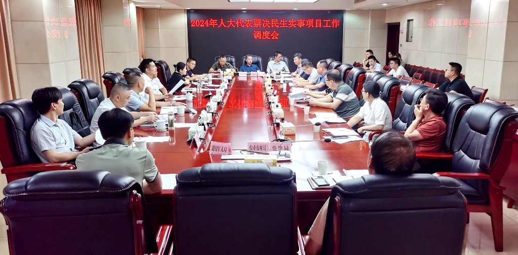 武挪强主持召开2024年人大代表票决民生实事项目工作调度会