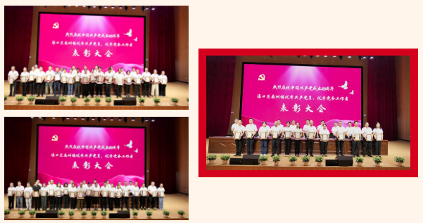 南洲镇召开庆祝建党103周年暨“七一”表彰大会