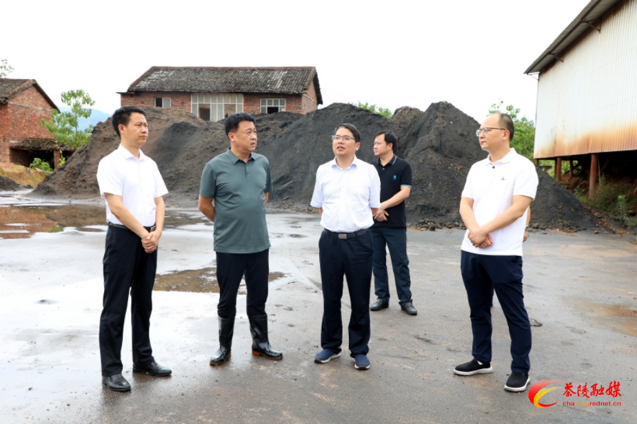 邓元连到思聪街道调研