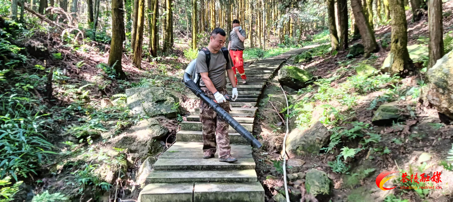 云阳山景区开展游道安全隐患专项清理行动