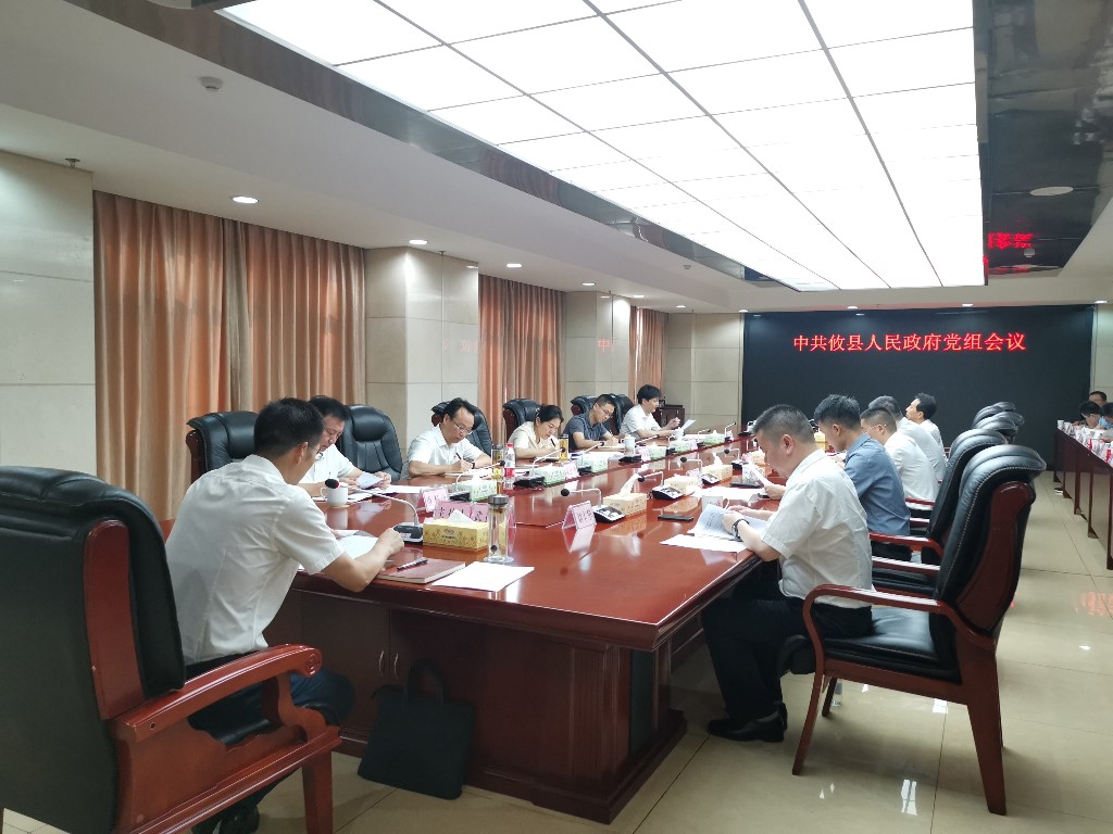 攸县人民政府党组召开党组会议