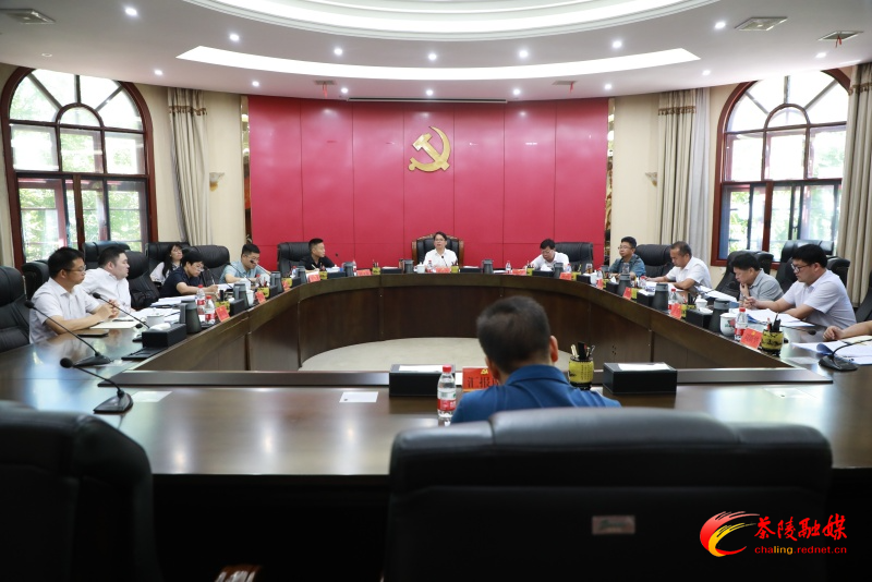 邓元连主持召开中共茶陵县委常委会2024年第15次会议
