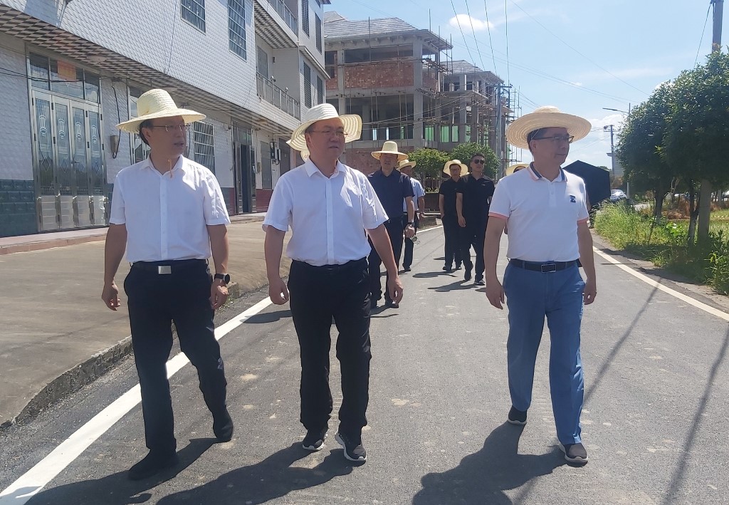 副市长杨胜跃来攸调研粮食生产综合示范片创建及巡林、防汛抗旱等工作