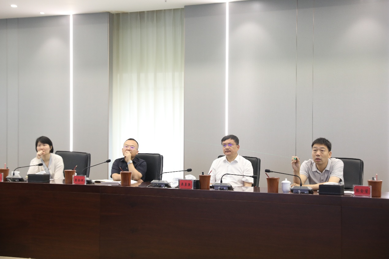 南京市浦口区考察组一行来我局调研株洲轨道交通产业相关规划情况
