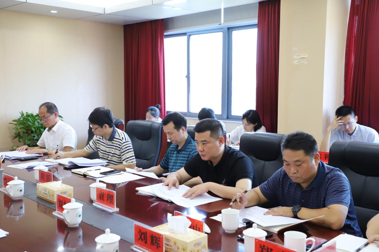 市生态环境局党组会专题研究省环保督察报告整改方案征求意见稿