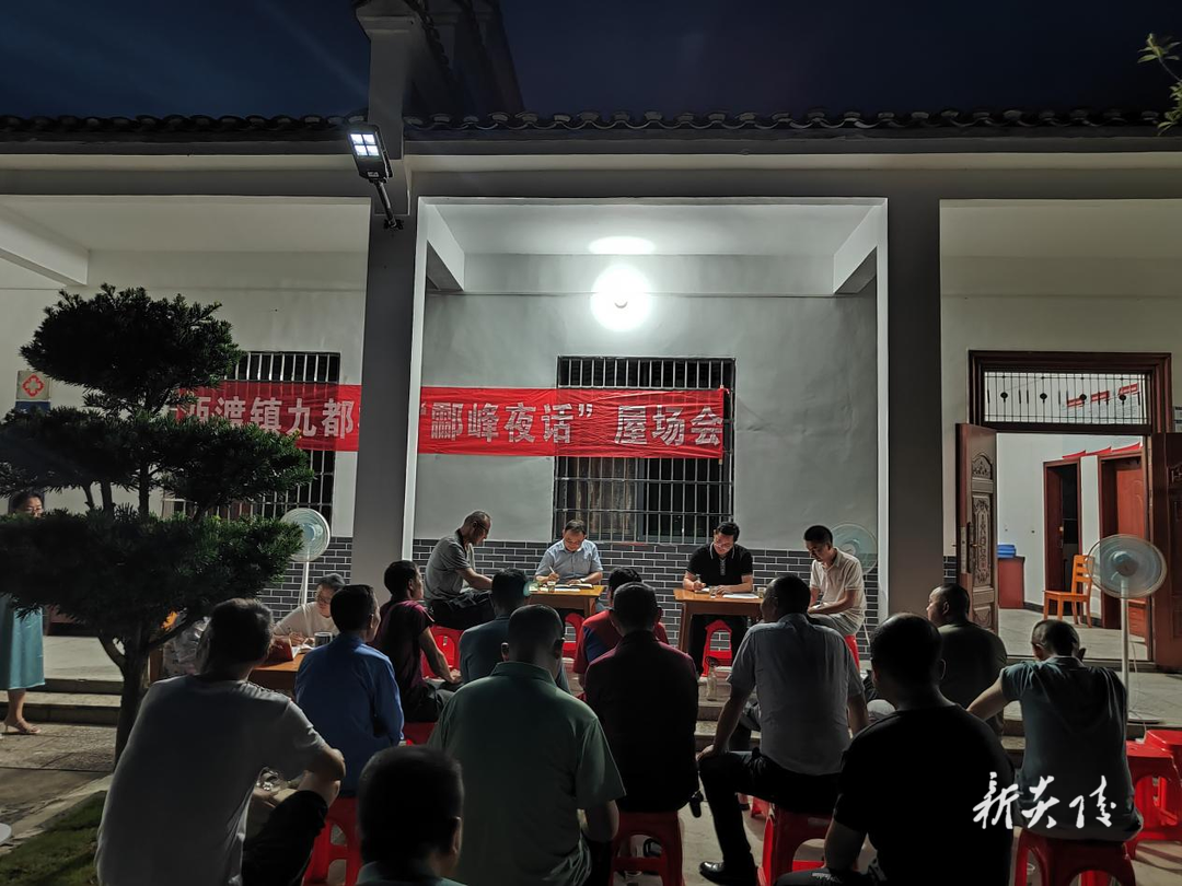 县财政局在沔渡镇九都村召开“酃峰夜话”屋场会