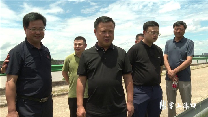 李晓彤到渌口、龙船镇指导检查防汛抗灾工作