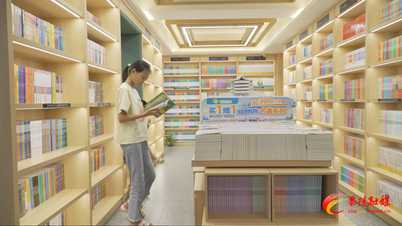 茶陵：避暑充电两不误 新华书店人气旺