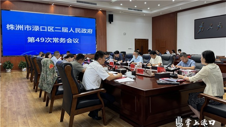 赖晓智主持召开区二届政府第49次常务会议