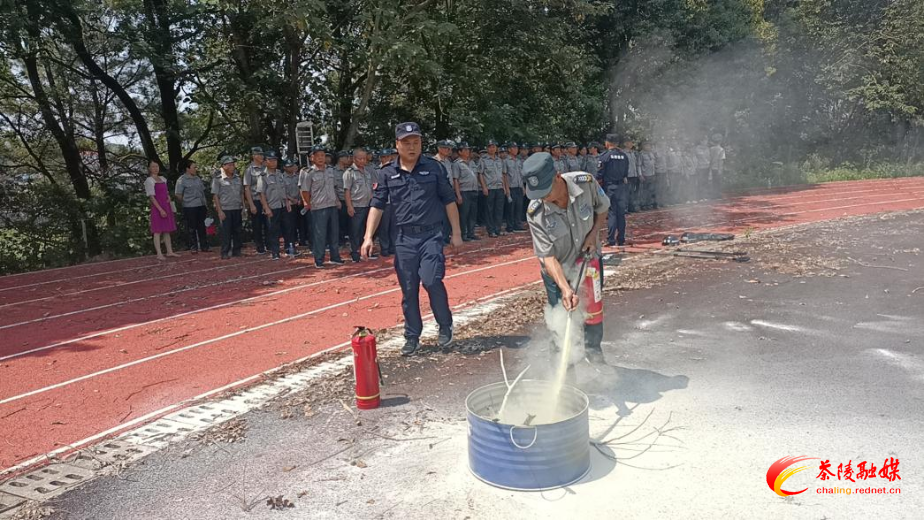 茶陵：安保培训筑防线，全力护航迎开学